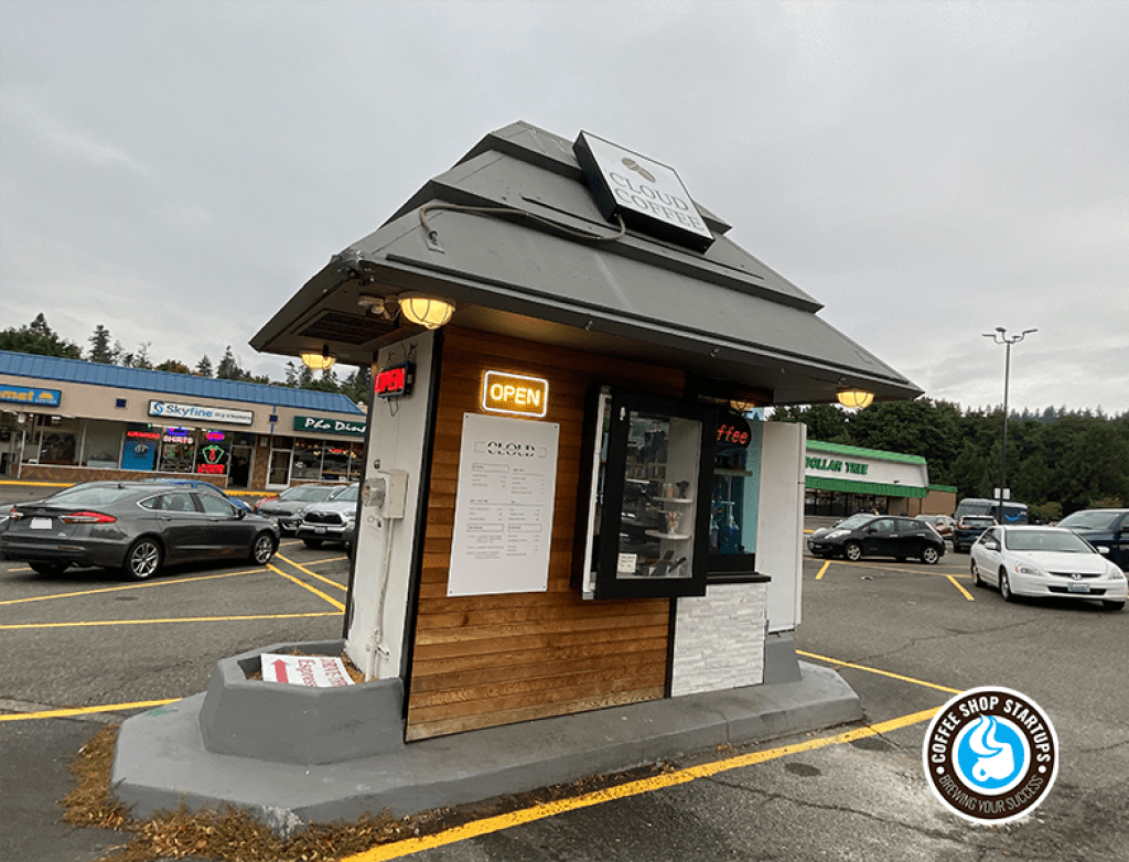 Low Cost Coffee Businesses. This is a drive-thru coffee stand in Seattle.