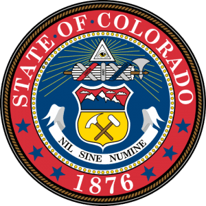 Colorado state seal.