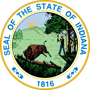 Indiana great seal. Start a Coffee Truck in Indiana.