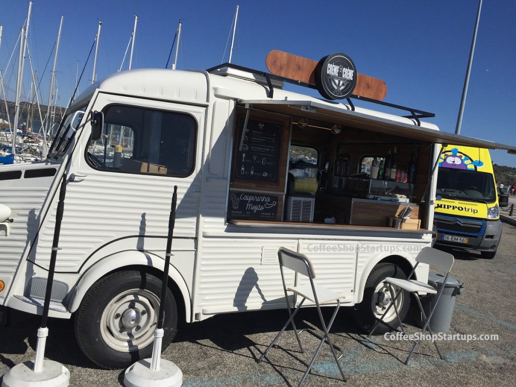 coffee truck business gets rolling.