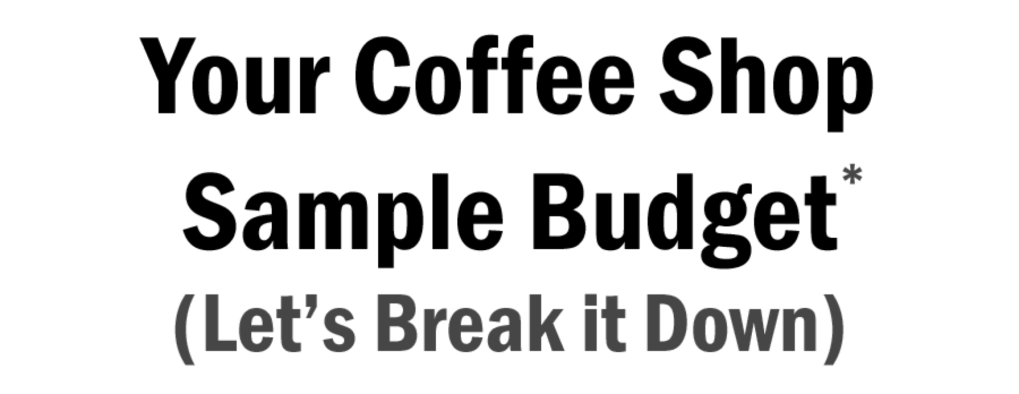 your assignment coffee shop prices