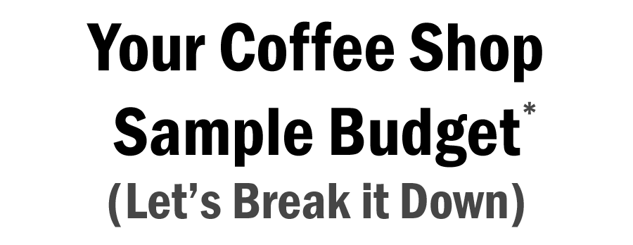sample business plan for a coffee shop