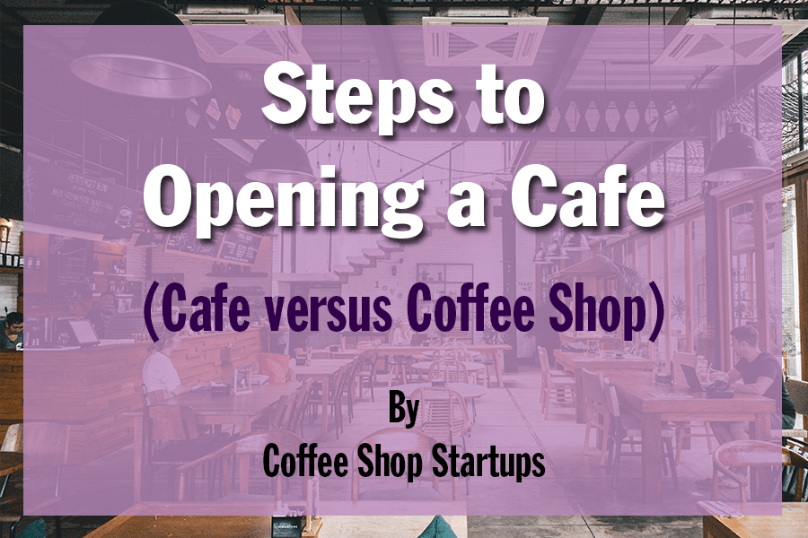 steps to open a cafe