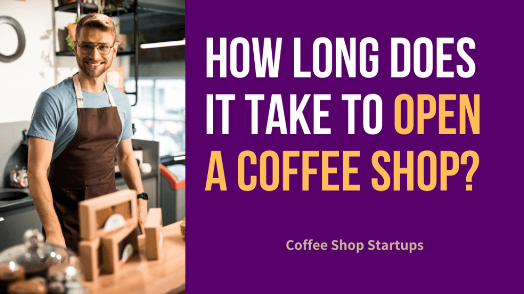 How long does it take to open a coffee shop?