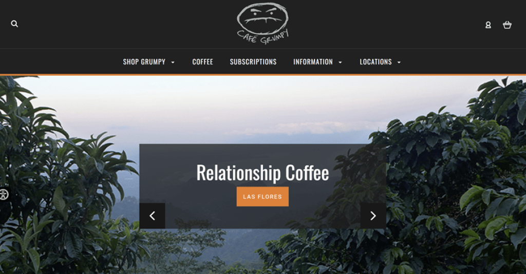 grumpy coffee website