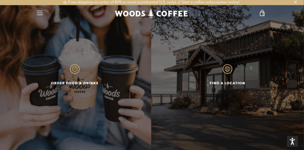 woods coffee design