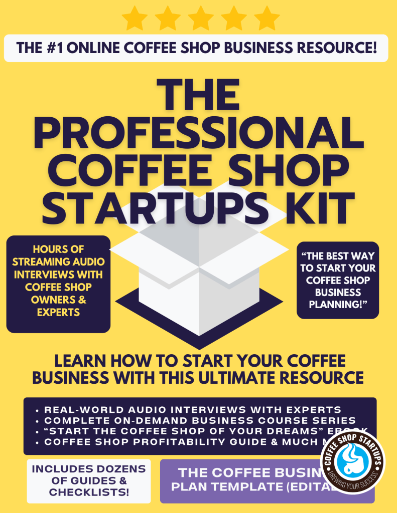 Professional Coffee Shop Startups Kit